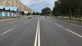 Рижский проспект (участок от пл. Ленина до ул. Юбилейная) в г. Пскове 2020
